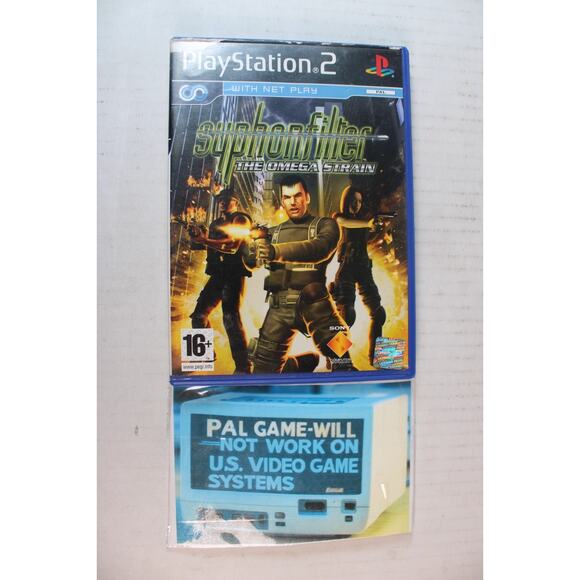 Syphon Filter: The Omega Strain (Sony Playstation 2, PS2) Not For U.S. Consoles - Picture 1 of 10
